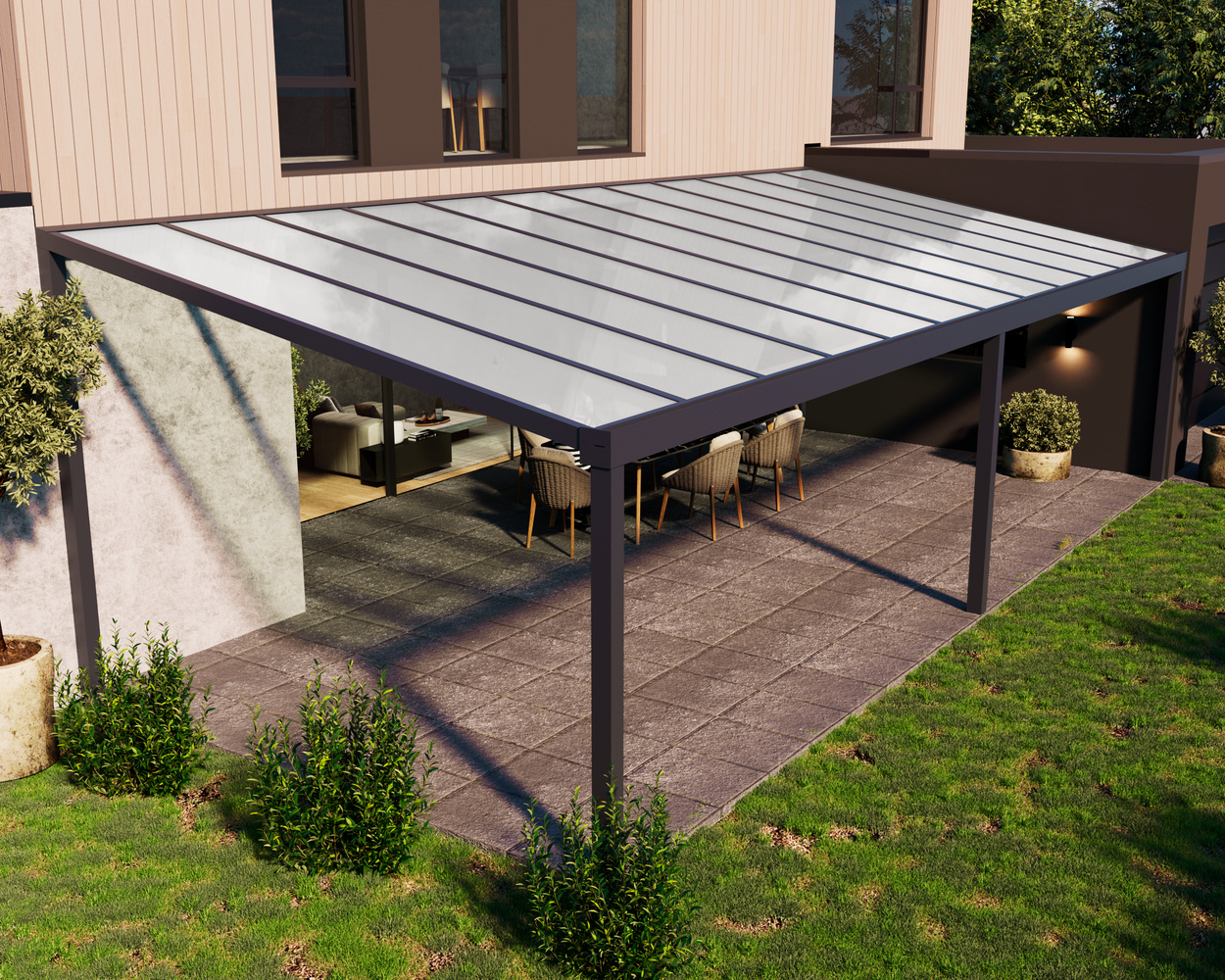 Terrassendach 6x3,5m